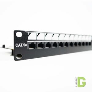 dGLink 10"Patch panel Cat 5e, 12 port x RJ45  UTP