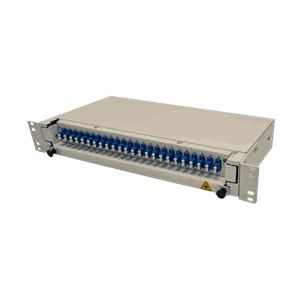 19" Fiber Patchpanel 1,5U panel SM 24xLC Duplx.