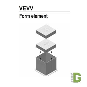 Form Element for innstøpning 190x270