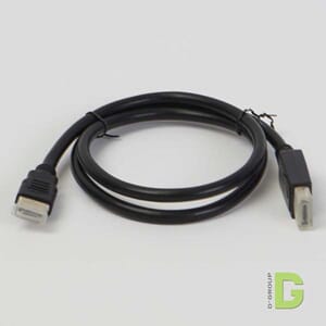 DisplayPort / HDMIT kabel 1m sort